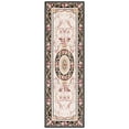 thumbnail image 5 of SAFAVIEH Chelsea Patton Floral Wool Area Rug, Ivory/Black, 5'6" x 5'6" Round, 5 of 10