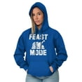 thumbnail image 3 of Feast Mode Thanksgiving Hoodie Sweatshirt Women Men Brisco Brands X, 3 of 6