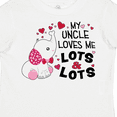 thumbnail image 4 of Inktastic My Uncle Loves Me Lots and Lots- Cute Elephant Boys or Girls Toddler T-Shirt, 4 of 5