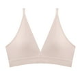 thumbnail image 2 of Timegard Womens Bras Deep V Wireless Adjustable Strap Seamless Solid Color Comfortable Sleep Bralettes, 2 of 7