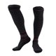 thumbnail image 1 of EeaseMX Calcetines de compresión profesionales para hombre, hasta la rodilla, a rayas, elásticos, para deportes al aire libre, correr, viajar (negro, talla S/M), 1 of 7