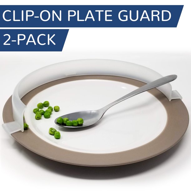 2Pack Plate Guard for eating, ABLET brand. Designed by a Certified