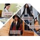 thumbnail image 4 of Poncho para mujer, bufanda, cárdigan de invierno, capa de gran tamaño, poncho elegante, 4 of 4