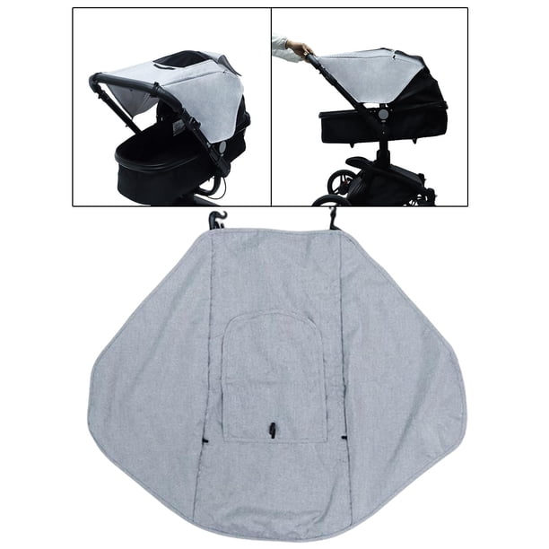Mosquitera para cochecito de bebé y toldo parasol, toldo parasol para cochecito de bebé, parasol Uversal para bebé, ayuda para dormir para Gris Hugo Parasol para cochecito