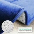 thumbnail image 6 of Memory Foam 3 PC Bathroom Rug Absorbent Bath Mat Set Small Large and Contour Rug, 6 of 8