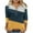 Navy, variant on Womens Tops Tunic Dressy Pullover Casual Plus Size Summer,Print Round Neck T-Shirts for Junior 3/4 Sleeve