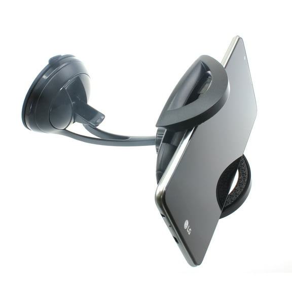 Dash Car Mount for Motorola Moto e6 Phone - Windshield Holder Cradle Swivel Dock Suction Q7P