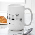 thumbnail image 6 of CafePress - DNA Gel B/W Large Mug - 15 oz Ceramic Large White Nolvety Mug, 6 of 6
