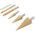 thumbnail image 4 of Straight Grooved Step Drills Bits, 118° X Opening Design  HSS Drill Set Higher Hardness  For Plastic Plates, 4 of 8