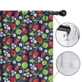 thumbnail image 4 of Blackout Kids Curtains,Black Strawberry Plants Fruit Childrens Insulated Curtains Set Of 2,Bedroom Essentials,Toddler Room Decor 42x54in(106x137cm), 4 of 4