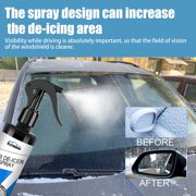 YOLOKE Auto Snow Spray - Fast Defrosting and De-icing Spray for Windshields, 100ml