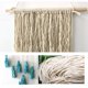 thumbnail image 2 of Tapiz de borla de algodón natural tejido a mano étnico bohemio Boho colgante decoración decoración dormitorio fondo ornamento regalo Inevent HA009168-00, 2 of 6