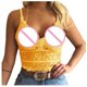 thumbnail image 4 of Chaleco de mujer Crop Sujetador inalámbrico Lencería Sexy con cuello en V Ropa interior Camisola Fridja nalpqowj9251, 4 of 8