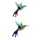thumbnail image 1 of 2 uds colgante colibrí pared arte escultura Patio puerta jardín decoración ornamento, 1 of 5