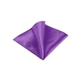 thumbnail image 1 of INSPIRE CHIC Men's Pocket Squares Solid Color Handkerchiefs for Wedding Party Violet, 1 of 4