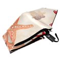 thumbnail image 6 of FORMRS Travel Umbrella Folding Auto Open Close Windproof Rain UV Protection, Retro Starfish, 6 of 8