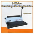 thumbnail image 2 of Double-coil 34-hole Iron Ring Binding Machine Album Office Hole Punch Document Menu Desk Calendar Punching Machine Paper Punches ,Easy to Use, 2 of 6