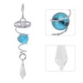 thumbnail image 4 of Wind Chimes, Rotating Wind Chimes Exquisite Craftsmanship Bright And Translucent  For Garden For City Apartment Purple,Green,Blue,Red,Lake Blue, 4 of 8