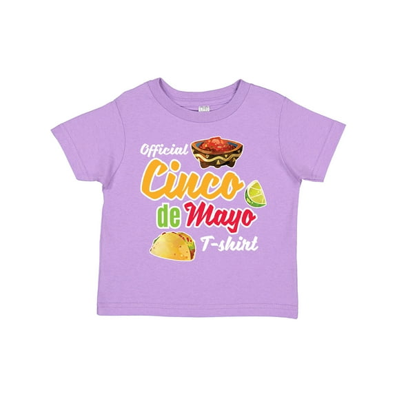 Inktastic Cinco De Mayo Official Tshirt Funny Pun with Taco Salso and Lime Boys or Girls Toddler T-Shirt