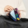 thumbnail image 5 of Monkey Sanitary Napkin Bag, Sanitary Napkin Purse, Pencil Pouch with Zipper, Coin Pouch Zipper, 4.7x6.6x6.6 in, Velvet, Sponge, Oxford Cloth, 5 of 6