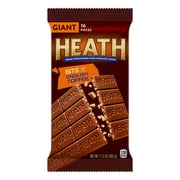 Heath Chocolatey English Toffee Giant Candy, Bar 7.13 oz, 16 Pieces