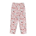 thumbnail image 5 of Xecao Hand Drawn Hearts Women's Straight Lounge Pajama Pants: The Epitome of Relaxed Sleepwear, 5 of 9