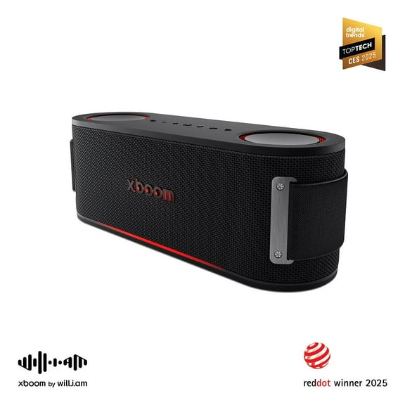 LG Electronics BOUNCE.AUSALBK Xboom Bounce Portable Bluetooth Speaker