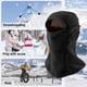 thumbnail image 4 of Pasamontañas de invierno unisex | Cubrebocas integral a prueba de viento para clima frío | Forro de algodón suave para hombre y mujer | Motociclismo, snowboard y senderismo, 4 of 7