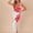 Red, variant on BRGZLK Womens Floral Maxi Dress Summer Daily 2026 Casual Fashion Open Back Halter Neck Sleeveless Bodycon Beach Vacation Dresses Wedding Guest Cocktail Sundresses Red XL