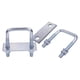 thumbnail image 3 of Abrazaderas de ballesta,Abrazaderas de ballesta para camión remolque de 2,5 pulgadas,Pernos en U de bloqueo de ballesta de 2,5 pulgadas de ancho de metal,Con tuercas,pernos,placa y arandelas, 3 of 9