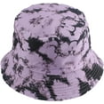thumbnail image 6 of CoCopeaunts Tie Dye Bucket Hat Reversible Fisherman Hat Summer Thin Beach Bucket Cap for Women Double-Sided Cotton Packable, 6 of 8