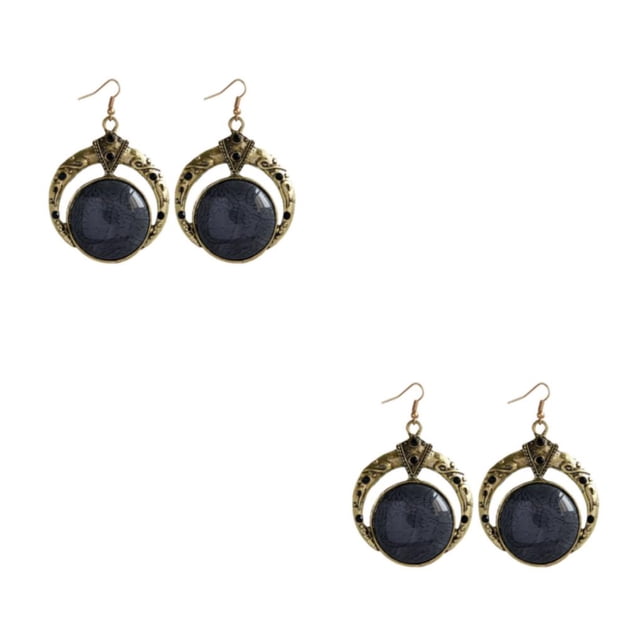 Destyer Collier de Style Bohème pour les Femmes – Unique Fait à la Main Pendentif E055-Noir 2Set