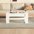 thumbnail image 3 of vidaXL Coffee Table High Gloss White 102x55x45 cm Engineered Wood, 3 of 4