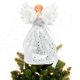 thumbnail image 5 of Figura Ángel en La Copa Del Navidad Con Luces Adorno Superior 11 8 Pulgadas, 5 of 9