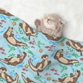 thumbnail image 2 of Disketp Cute Otters Dog Blanket/Bed Cover for Dogs and Cats,Puppy Essentials-Medium, 2 of 8