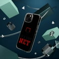 thumbnail image 4 of DistinctInk Clear Hybrid Case for Apple iPhone 15 (6.1" Screen) - Cut the Net Basketball - Lightweight Grip, 4 of 9
