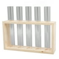 thumbnail image 2 of Wooden Standwith Test Tube5 Test Tube Plant Water Plant Holder Plant Terrariumwith Wooden Stand World-Class Design, 2 of 5