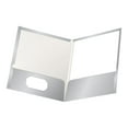 thumbnail image 2 of Esselte Pendaflex 51705 High Gloss Laminated Paperboard Folder  100-Sheet Capacity  Gray  25/Box, 2 of 3