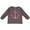 Charcoal Grey, variant on Anchor Nautical Pink Girls Long Sleeve Toddler T-Shirt