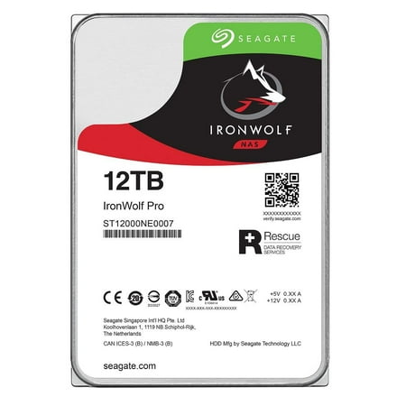 Seagate 12TB IronWolf Pro SATA 3.5-inch Internal