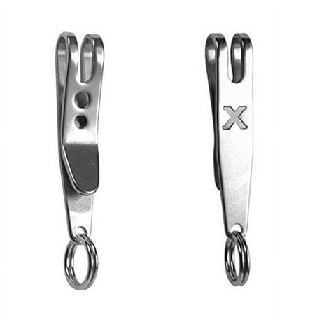 YSNOOWE Carabiner Keyring Silver 1Pack 1.5x0.3x0.3In