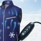thumbnail image 5 of Chaqueta con ventilador, chaqueta fresca para exteriores, cómoda y transpirable, diseño plegable y portátil, ventilación con marco de metal, ideal para acampar, senderismo, actividades al, 5 of 9