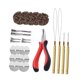 thumbnail image 2 of Kit de herramientas de extensión de cabello profesional, 500 anillos de cuentas de silicona, dispositivo de estilismo portátil, suministros de salón Color 3, 2 of 10