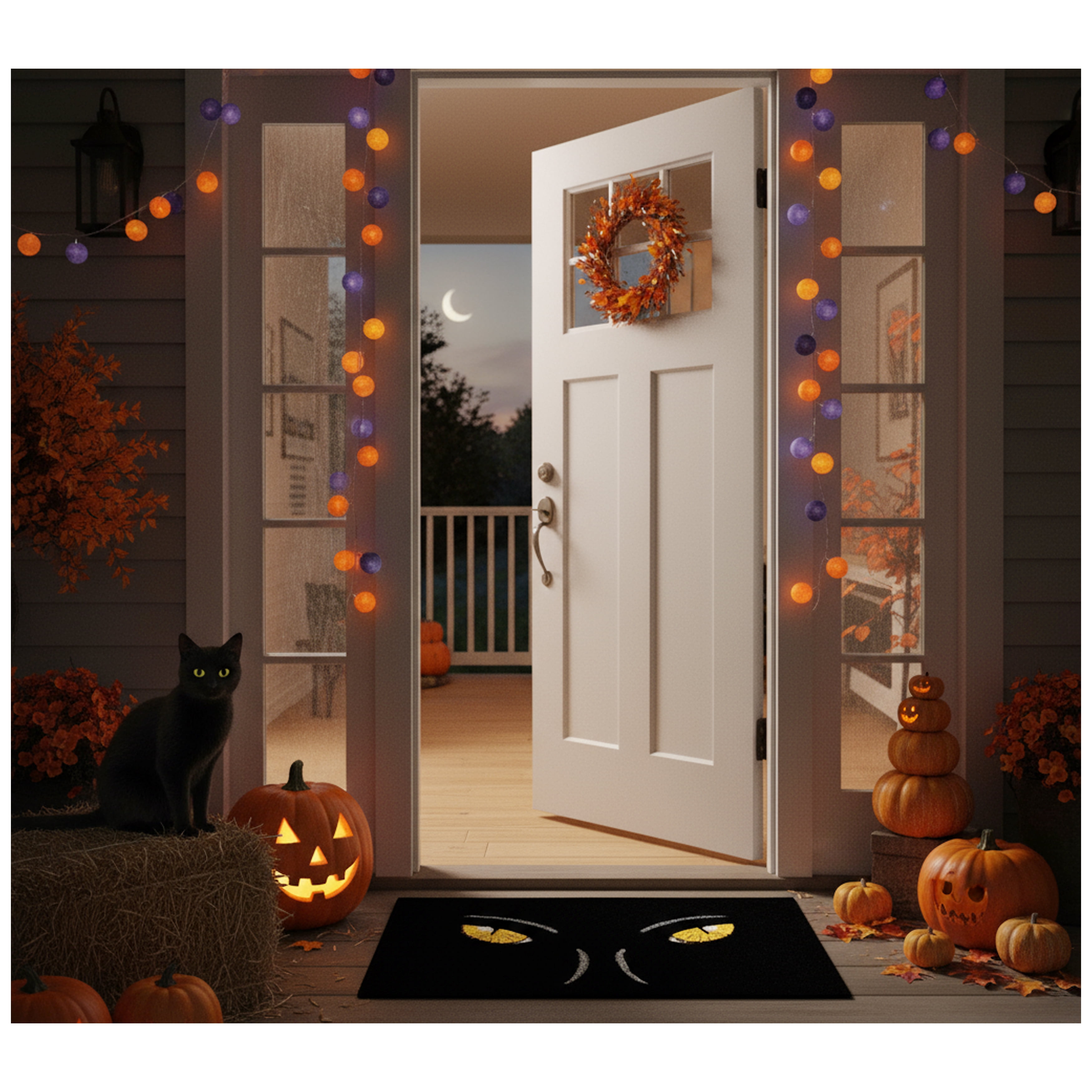 Calloway Mills Halloween Watching You Doormat