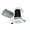 Matte Powder White, variant on Nora Lighting NM2-2SB8530BB M2 Led Canless Recessed Fixture 2" Square Baffle Trim - Black