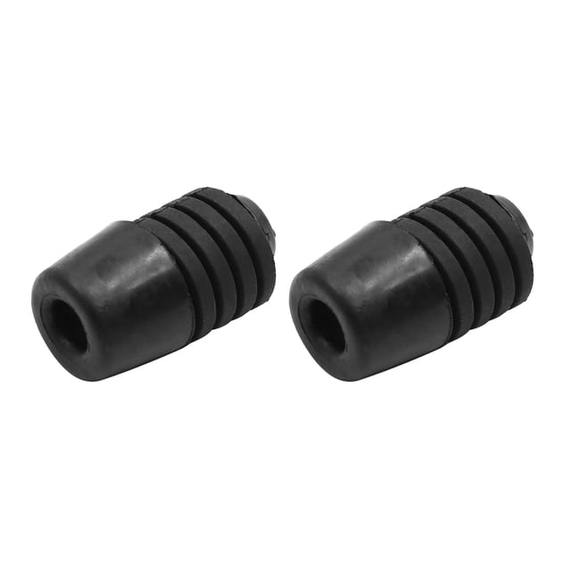 Amortiguador De Bloque De Goma De Montaje Amortiguador Para Capó De Puerta 2Pcs De 20x35mm Negro