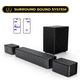 thumbnail image 1 of ULTIMEA 5.1 Barra de Sonido Envolvente, Sistema de Sonido Envolvente Virtual, Barra de Sonido de 350W para TV con Subwoofer Inalámbrico y Altavoces Traseros, Altavoces de Cine en Casa Ajustables con, 1 of 8