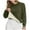 Army Green, variant on Women's Crewneck Fleece Lined Sweatshirt Heavyweight Fuzzy Sherpa Pullover Winter Shirt Warm Sweaters Long Sleeve Tops