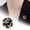 Black, variant on Camellia Small Brooch Rhinestone Inlay Dazzling Alloy Pin Sweater Coat Dress Suit Lapel Badge Jewelry Accessory