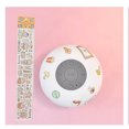 thumbnail image 1 of Altavoz Bluetooth inalámbrico para baño, resistente al agua, para ducha, piscina, arena y playa, color blanco, 1 of 1